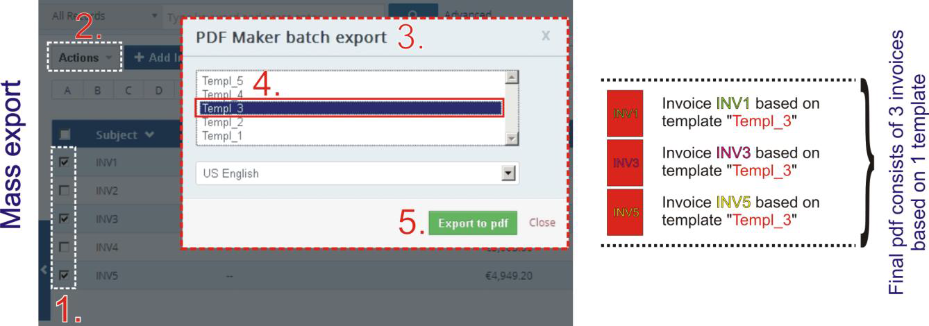 Mass export